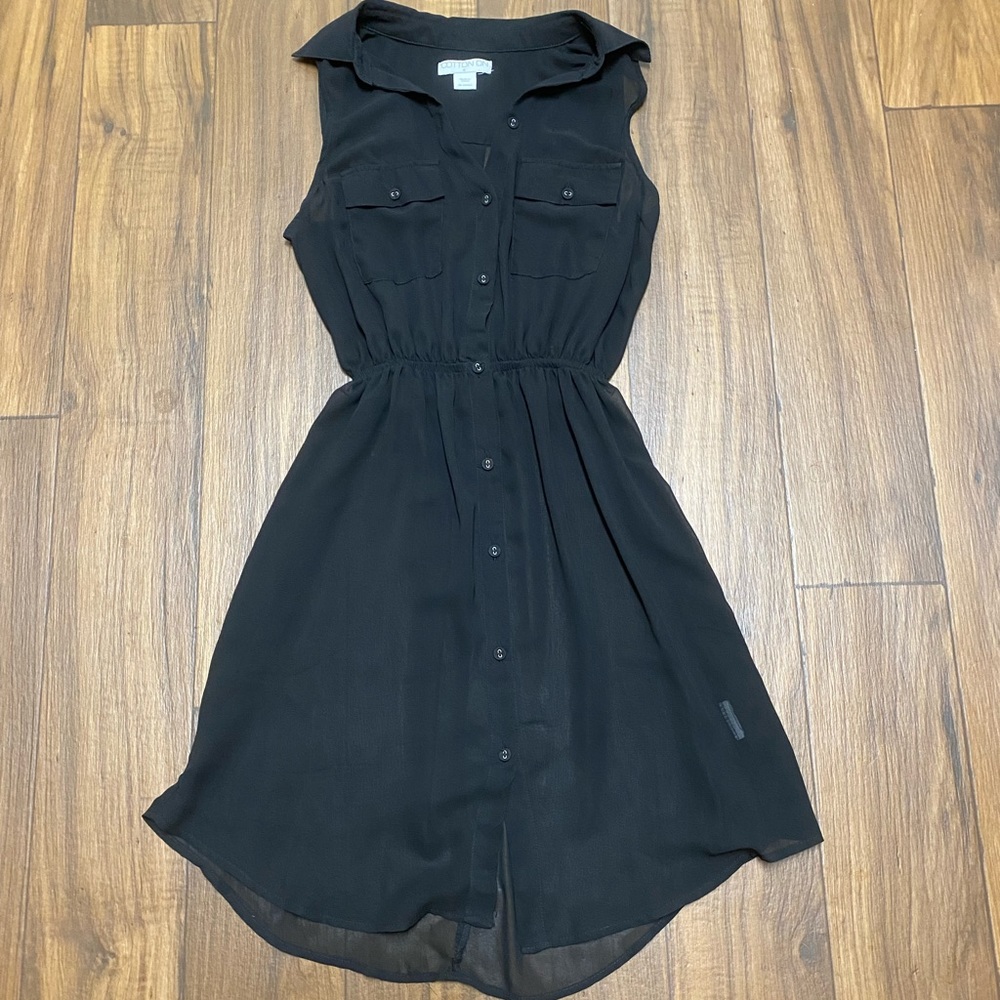 Cotton On Sheer Collared Dress